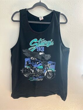 Vintage 90s Fruit Of The Loom USA Sturgis Rally Tank Top Mens Size XL